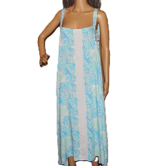 NWT Lilibridge XL/XXL Blue Aqua - Beach Cover-Up Sun Dress - Over Sized XL - Picture 1 of 7